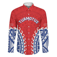 Custom Tuamotu Archipelago Family Matching Puletasi and Hawaiian Shirt Polynesian Tribal Tattoo