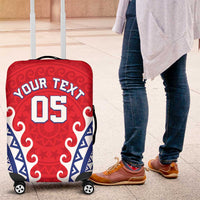 Custom Tuamotu Archipelago Luggage Cover Polynesian Tribal Tattoo