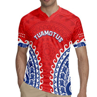 Custom Tuamotu Archipelago Rugby Jersey Polynesian Tribal Tattoo