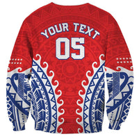 Custom Tuamotu Archipelago Sweatshirt Polynesian Tribal Tattoo