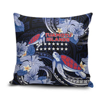 Tuamotu Islands Pillow Cover Polynesian Pattern With Turtle