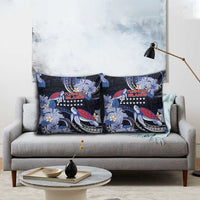 Tuamotu Islands Pillow Cover Polynesian Pattern With Turtle