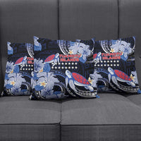 Tuamotu Islands Pillow Cover Polynesian Pattern With Turtle