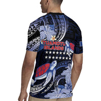 Tuamotu Islands Rugby Jersey Polynesian Pattern With Turtle