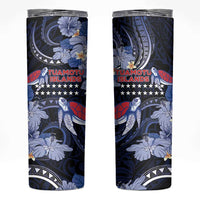 Tuamotu Islands Skinny Tumbler Polynesian Pattern With Turtle
