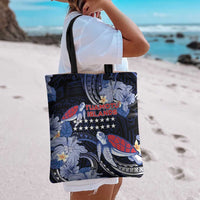 Tuamotu Islands Tote Bag Polynesian Pattern With Turtle