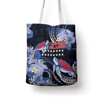 Tuamotu Islands Tote Bag Polynesian Pattern With Turtle
