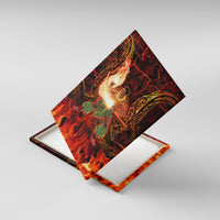 Samoa Siva Afi Festival Canvas Wall Art Fire Knife Dancing