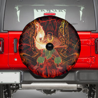 Samoa Siva Afi Festival Spare Tire Cover Fire Knife Dancing LT05 - Polynesian Pride