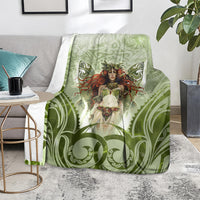 New Zealand Maori Fairy Patupaiarehe Blanket Polynesian Style