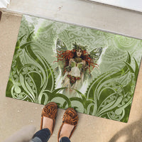 New Zealand Maori Fairy Patupaiarehe Rubber Doormat Polynesian Style