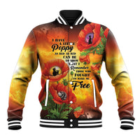 ANZAC Day Red Poppy Baseball Jacket Honoring The ANZAC Spirit