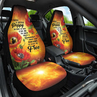 ANZAC Day Red Poppy Car Seat Cover Honoring The ANZAC Spirit