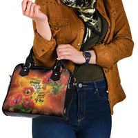 ANZAC Day Red Poppy Shoulder Handbag Honoring The ANZAC Spirit