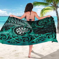 New Zealand Darts Sarong Maori Koru Dartboard Turquoise Flame