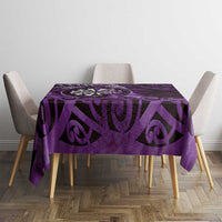 New Zealand Darts Tablecloth Maori Koru Dartboard Purple Flame LT05 - Polynesian Pride