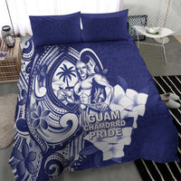 Guam Chief Quipuha Bedding Set Polynesian Pattern With Guasali Flowers