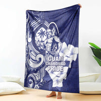 Guam Chief Quipuha Blanket Polynesian Pattern With Guasali Flowers LT05 - Polynesian Pride