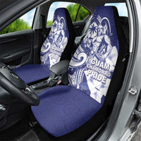 Guam Chief Quipuha Car Seat Cover Polynesian Pattern With Guasali Flowers