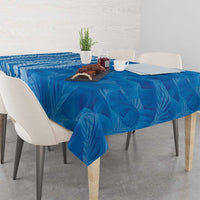 Hawaii Prince Kuhio Tablecloth Blue Hawaiian Lau Maia With Leis LT05 - Polynesian Pride