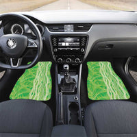 Hawaii Prince Kuhio Car Mats Lime Green Hawaiian Lau Maia With Leis