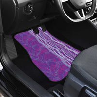 Hawaii Prince Kuhio Car Mats Violet Hawaiian Lau Maia With Leis