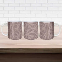 Hawaii Prince Kuhio Ceramic Mug Mocha Hawaiian Lau Maia With Leis