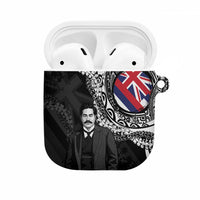 Hawaii Prince Kuhio AirPods Case Hawaiian Maile Lei LT05 Black - Polynesian Pride