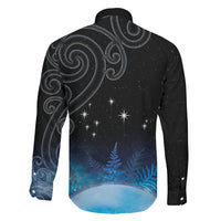 New Zealand Matariki Family Matching Summer Maxi Dress and Hawaiian Shirt Pleiades Star Cluster Blue Galaxy