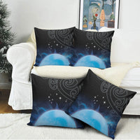 New Zealand Matariki Pillow Cover Pleiades Star Cluster Blue Galaxy LT05 - Polynesian Pride