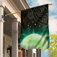 New Zealand Matariki Garden Flag Pleiades Star Cluster Green Galaxy LT05 House Flag Green - Polynesian Pride