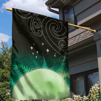 New Zealand Matariki Garden Flag Pleiades Star Cluster Green Galaxy LT05 - Polynesian Pride