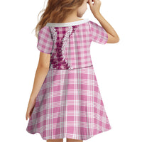 Pink Hawaii Palaka Family Matching Summer Maxi Dress and Hawaiian Shirt Hawaiian Honohono Lei
