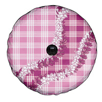Pink Hawaii Palaka Spare Tire Cover Hawaiian Honohono Lei LT05 - Polynesian Pride