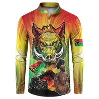 Vanuatu July 30th 1980 Button Sweatshirt Happy Independence Day - Polynesian Pride