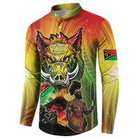 Vanuatu July 30th 1980 Button Sweatshirt Happy Independence Day - Polynesian Pride