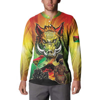 Vanuatu July 30th 1980 Button Sweatshirt Happy Independence Day - Polynesian Pride