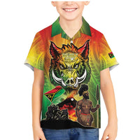 Vanuatu July 30th 1980 Family Matching Mermaid Dress and Hawaiian Shirt Happy Independence Day - Polynesian Pride