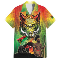 Vanuatu July 30th 1980 Family Matching Short Sleeve Bodycon Dress and Hawaiian Shirt Happy Independence Day - Polynesian Pride