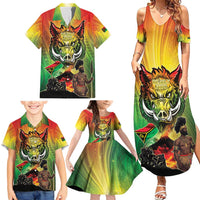 Vanuatu July 30th 1980 Family Matching Summer Maxi Dress and Hawaiian Shirt Happy Independence Day - Polynesian Pride