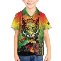 Vanuatu July 30th 1980 Kid Hawaiian Shirt Happy Independence Day - Polynesian Pride