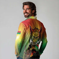 Vanuatu July 30th 1980 Long Sleeve Polo Shirt Happy Independence Day - Polynesian Pride