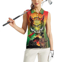 Vanuatu July 30th 1980 Women Sleeveless Polo Shirt Happy Independence Day - Polynesian Pride