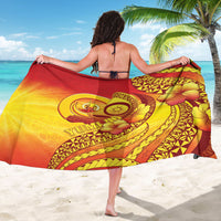 Vanuatu 46 Yia Indipendens Anivesari Sarong Tamtam Drum With Boar Tusk LT05 - Polynesian Pride