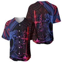 Samoan Pride Baseball Jersey The Tui Manua - Polynesian Pride