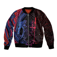 Samoan Pride Bomber Jacket The Tui Manua LT05 Unisex Black - Polynesian Pride