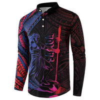 Samoan Pride Button Sweatshirt The Tui Manua - Polynesian Pride