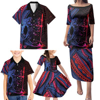Samoan Pride Family Matching Puletasi and Hawaiian Shirt The Tui Manua - Polynesian Pride