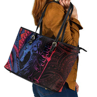 Samoan Pride Leather Tote Bag The Tui Manua LT05 - Polynesian Pride