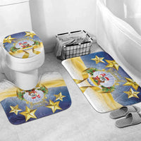 Niue Christmas Bathroom Set Seashell Santa Beach Vibes - Polynesian Pride